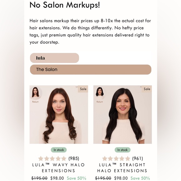 Never been worn set of Lula hair extensions. Colour is Brown-Black in 16” length - Picture 1 of 5